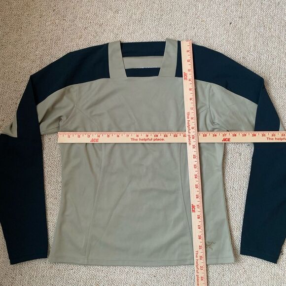 Arc'Teryx Tan Black Color Block Base Layer Sz Medium PW 5 - Picture 5 of 7
